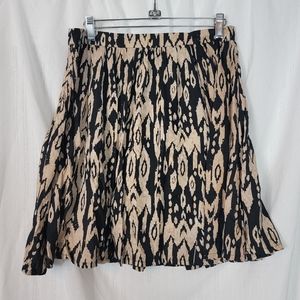 Tiare Hawaii Black & Tan Skirt, Sz S/M